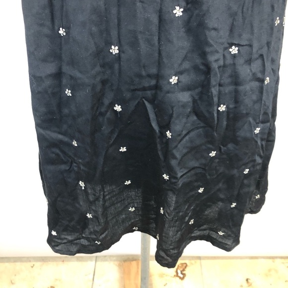 Free People Black Criss Cross Sleeveless Tunic - Picture 3 of 6